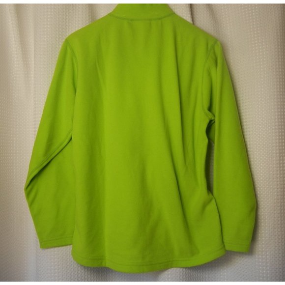 Obermeyer Ultra Gear women's M Ski top, cold weather pullover lime green - Picture 2 of 6